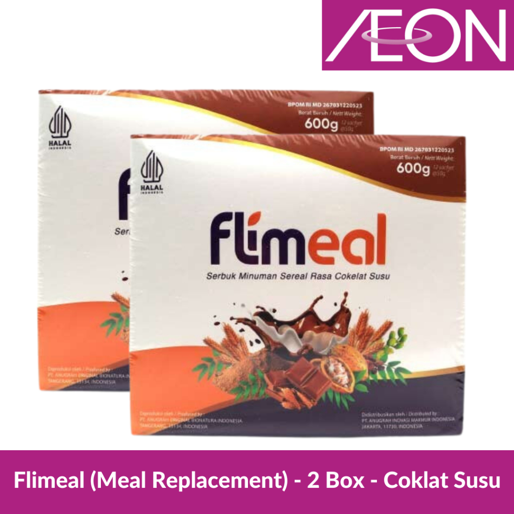 

Bundling 2 box Flimeal (Meal Replacement) - Coklat Susu