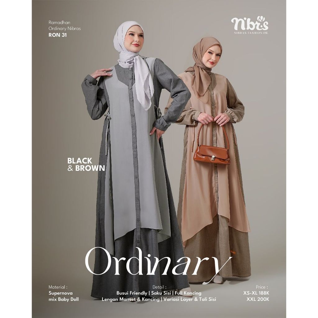 RON 031 Gamis Nibras || Material Supernova mix Baby Dol