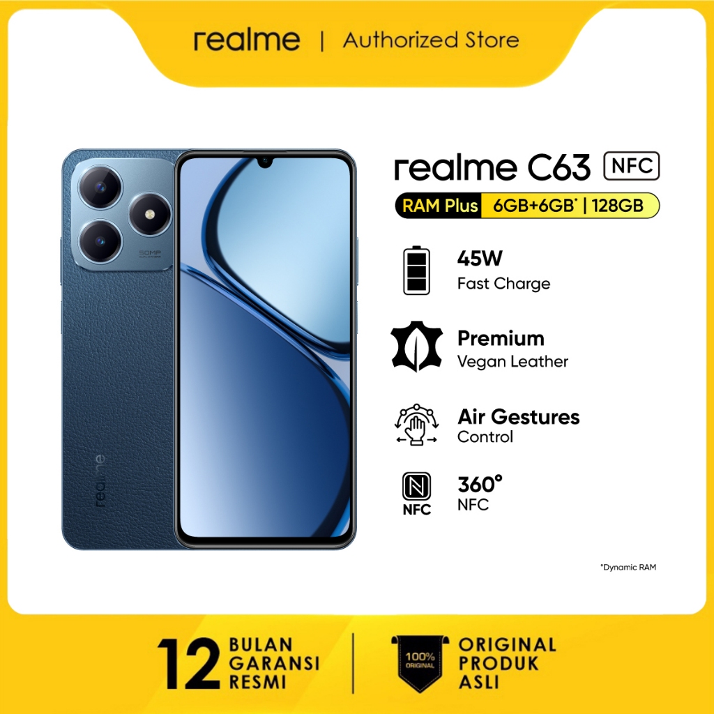 realme C63 6GB+6GB* | 128GB 45W Fast Charge| 5000mAh Durable Battery | AI Boost Engine | 90Hz Eye Comfort Display |  50MP AI Camera-6