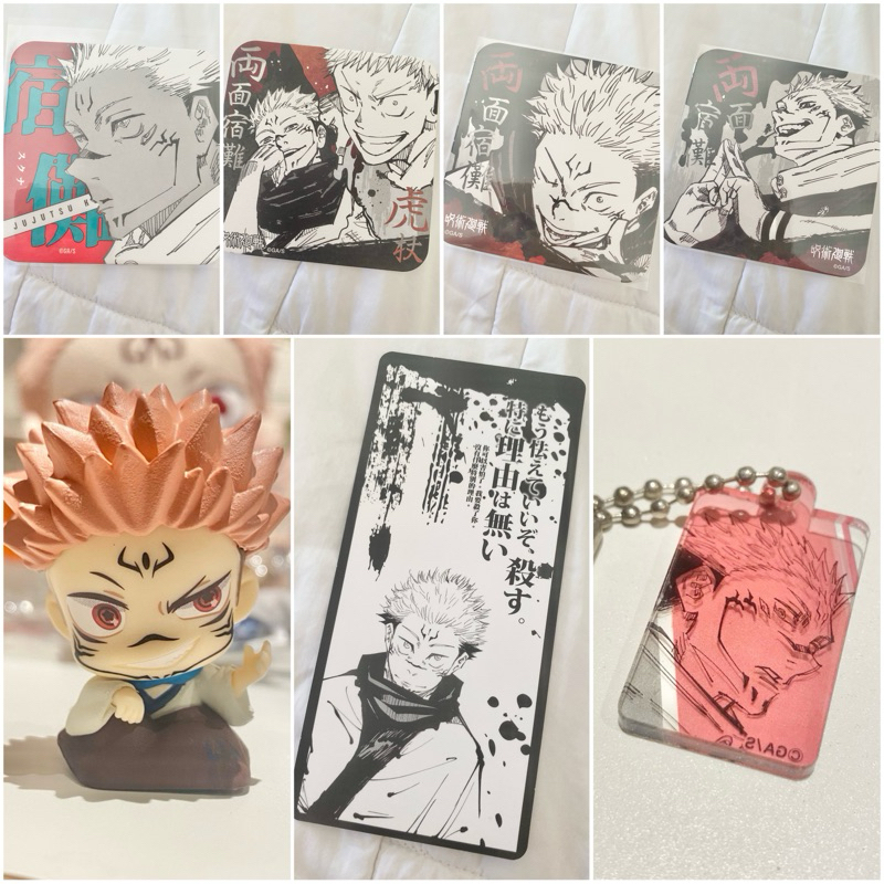 Sukuna ryomen merch keychain decora pic stand standee gantungan kunci bookmark onemutan charm jujuts