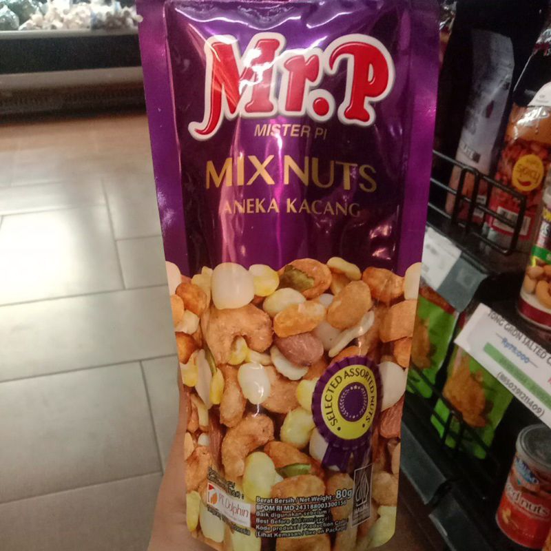 

MR.P MIX NUTS ANEKA KACANG 80G