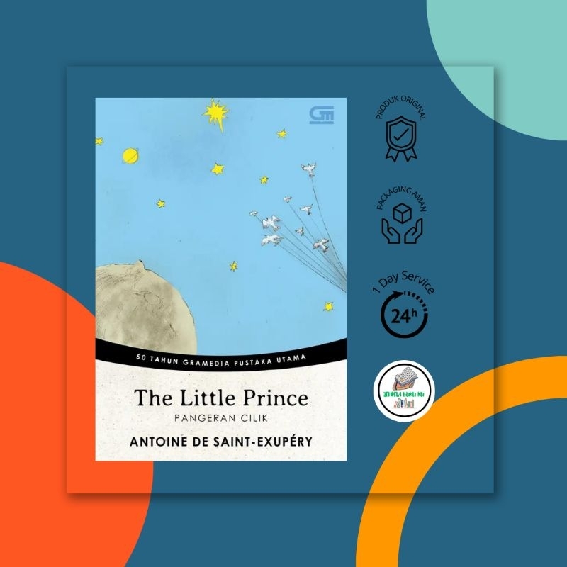 Buku Pangeran Cilik (The Little Prince) (Edisi Cover Spesial HUT GPU 50 Tahun) Karya Antoine De Sain