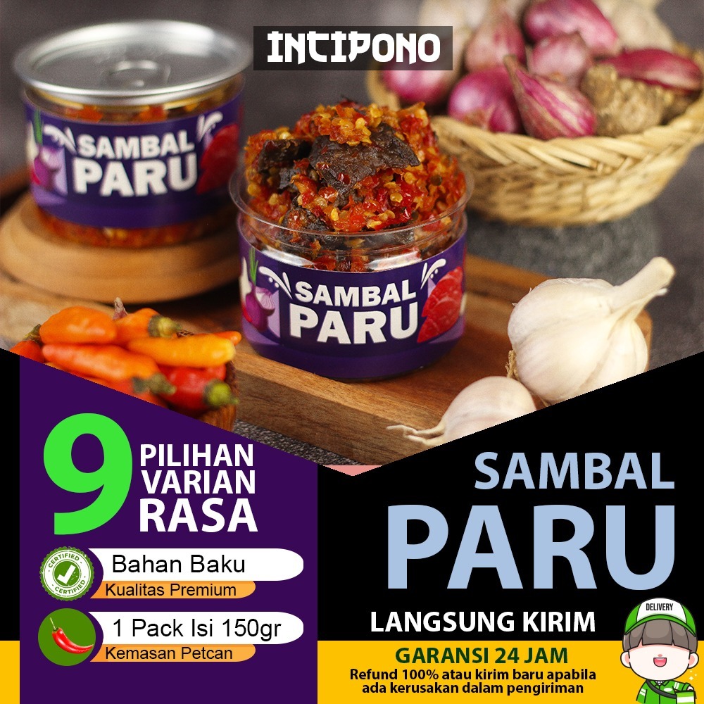 

Incipono Sambal Paru 1 Pack Isi 120gr Halal Premium