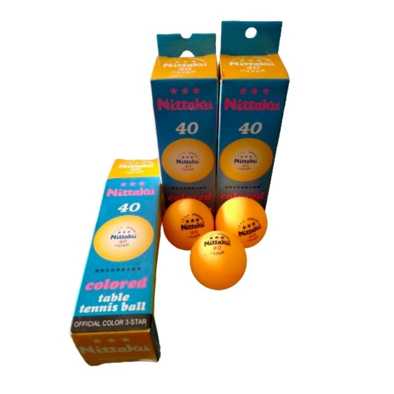 Bola Pingpong Nittaku/Bola Tenis Meja Nittaku isi 3 murah