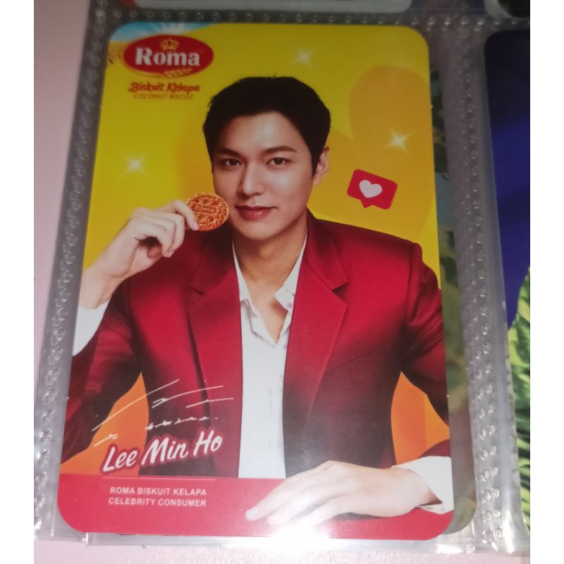 Photocard Lee Min Ho X Roma kelapa