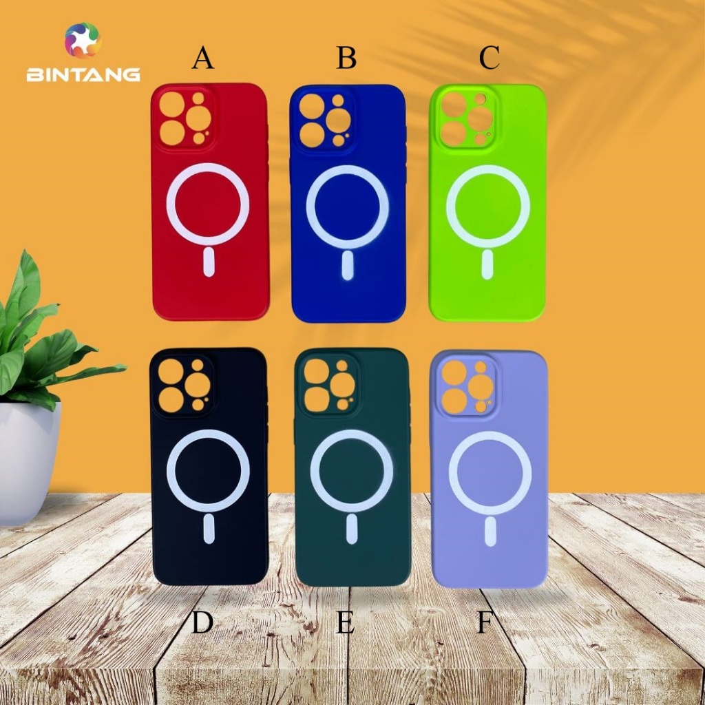 SOFTCASE ANDROID DAN IPHONE BINTANG SILICONE MAGSAFE