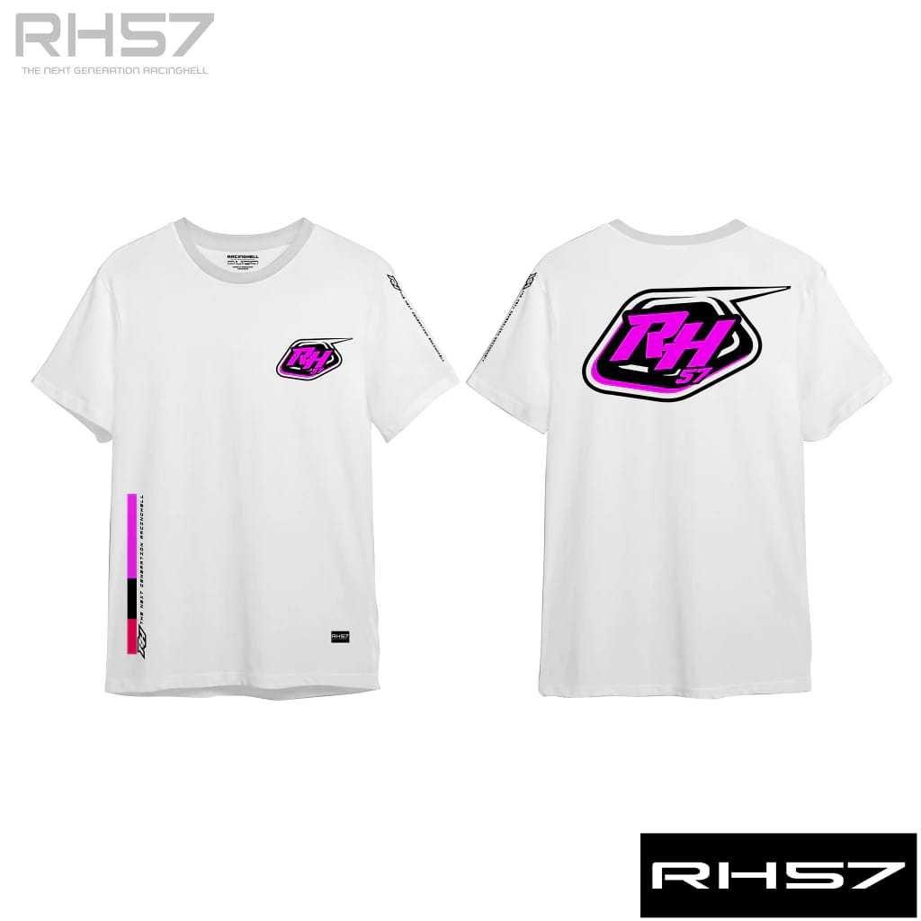 Kaos Racing Hell Baju Racing Hell RH57 Tangan Pendek Motip Logo - Kaos Pria - Kaos RH57 original - K