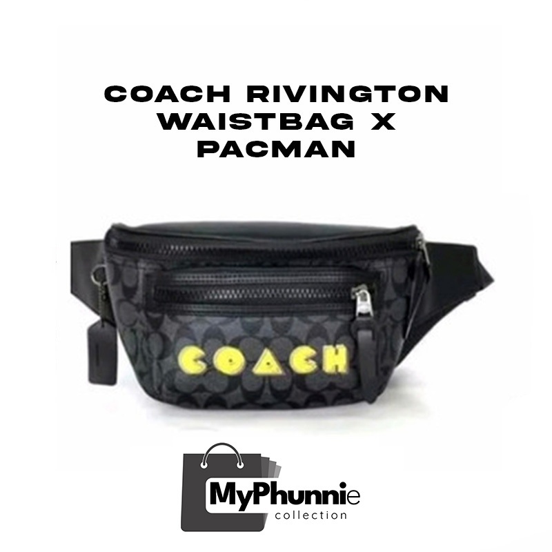 coach rivington waistbag x pacman