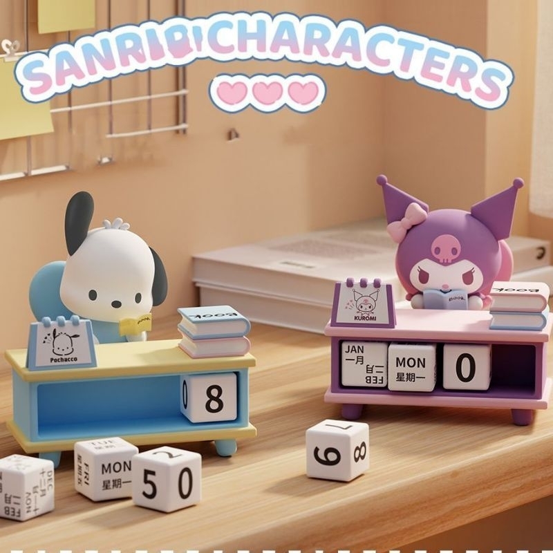 

kalender meja kuromi table calender pochacco figure kalender pokako abadi sanrio