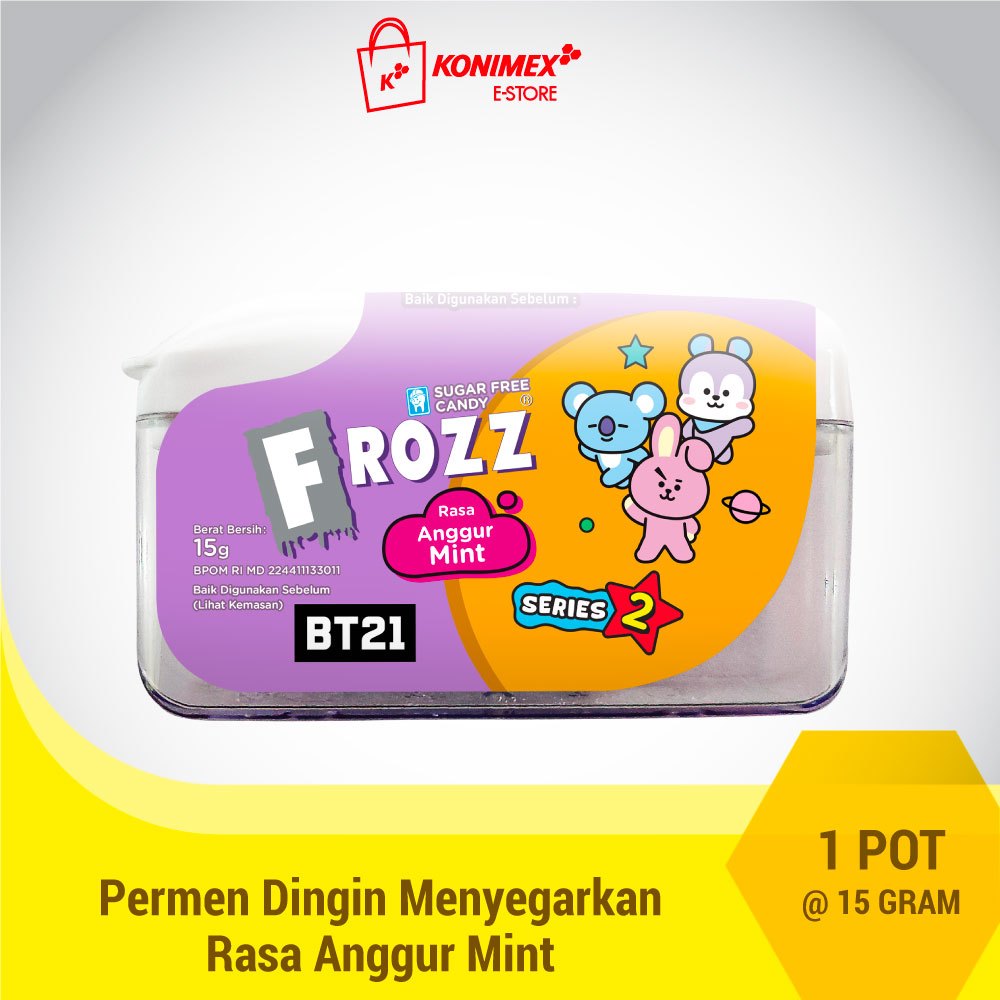 

Frozz Anggur Mint Permen Bebas Gula, Rendah Kalori & dingin menyegarkan