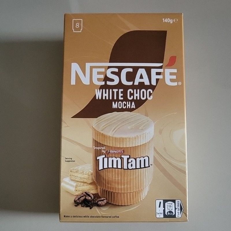 Nescafe White Choc Mocha Timtam 8 Sachet