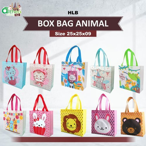 

Tas Souvenir Ulang Tahun | Tas Ulang Tahun Anak | Tas Unik Karakter Hewan 25x25x9