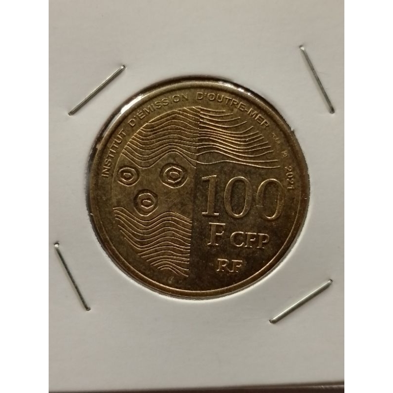 Koin Tahiti French Pasific Territories 100 Franc 2021