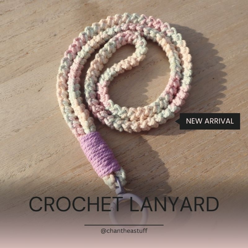 

Crochet Rainbow Lanyard, Chanthea