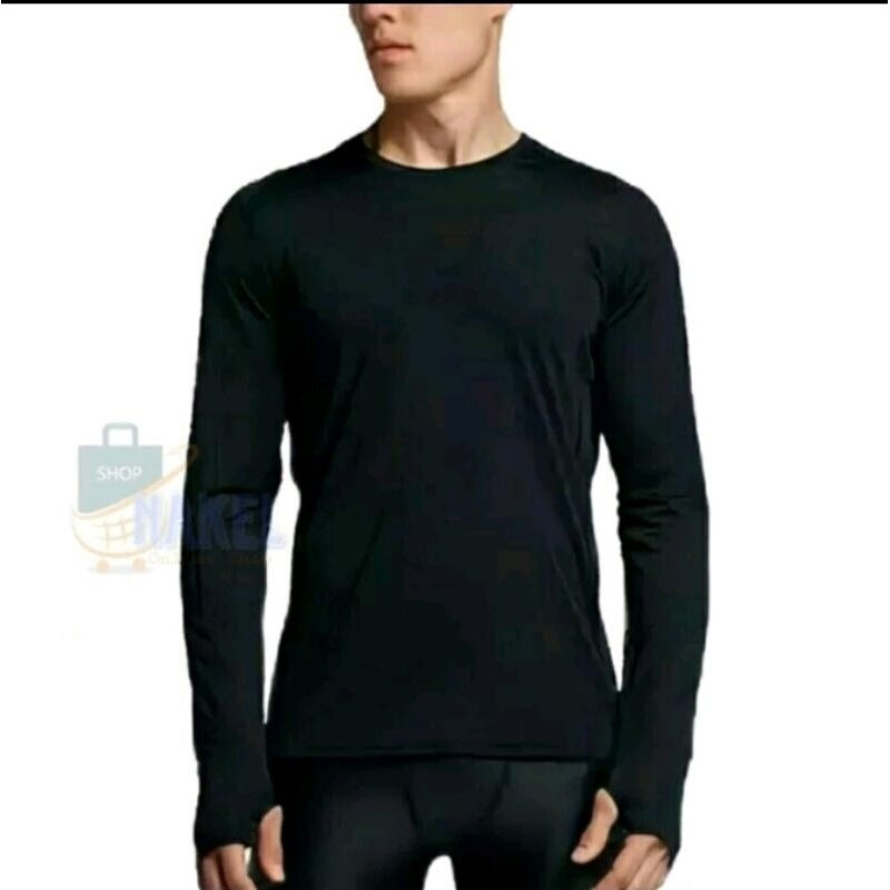 Baju Manset pria tangan panjang baselayer Olahraga Pria Wanita Termurah