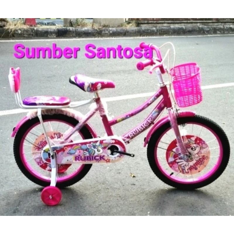 SEPEDA ANAK MINI RUBICK UNICORN BY UNITED 18 INCH HARGA PROMO
