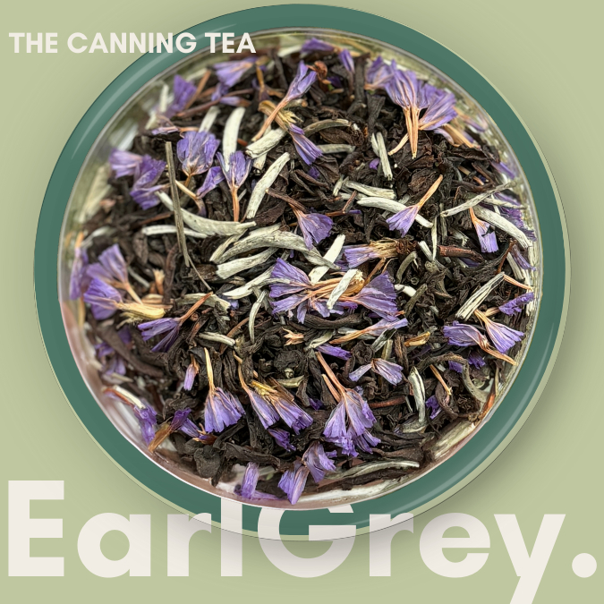 

Premium Earl Grey Tea | Teh Earl Grey | Premium Tea Blend | loose leaf tea | THE CANNING TEA