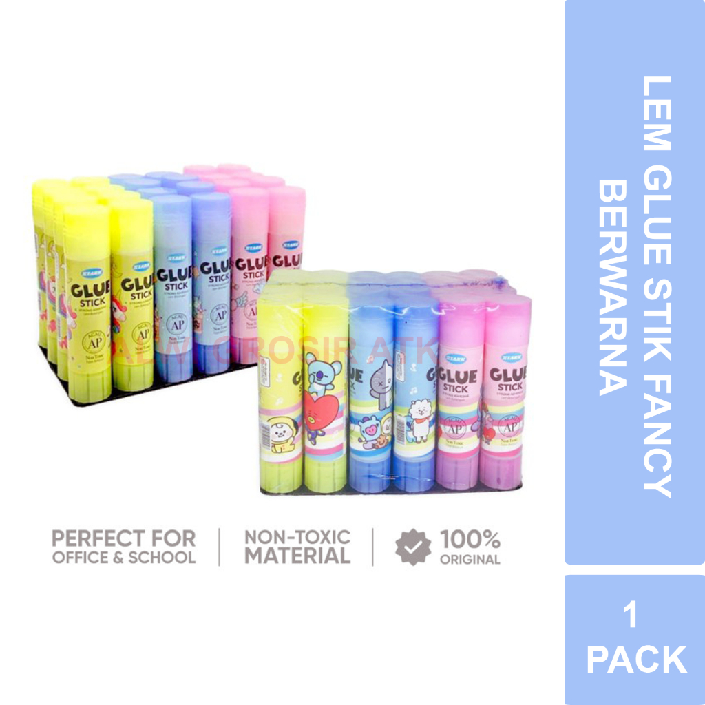 

LEM KERTAS GLUE STICK BERMOTIF | ISI 24 PCS