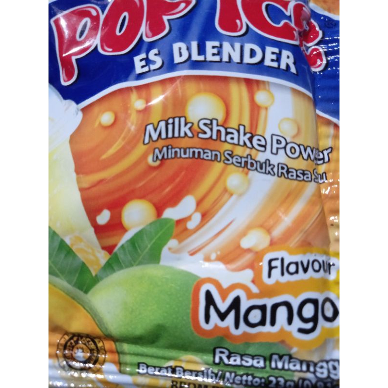 

pop es rasa mangga per renceng isi 10 sachet