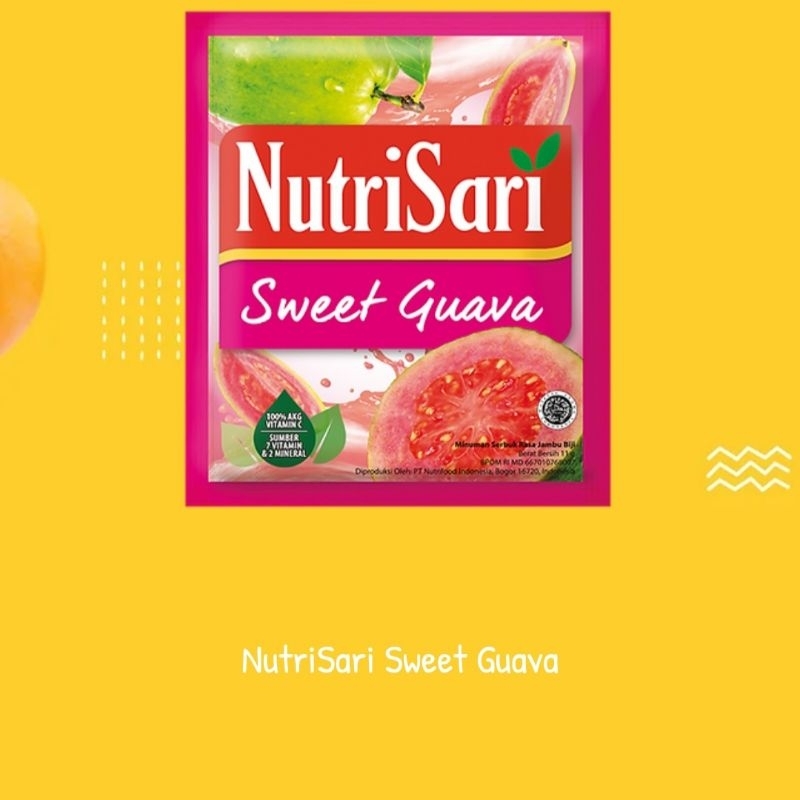 

Nutrisari Renteng Sweet Guava / Anggur / Semangka / Blewah / Markisa / Leci / Es Cincau Ecer Harga Grosir