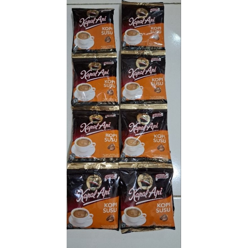 

KAPAL API SUSU nett 31gr 1 renceng isi 10 sachet