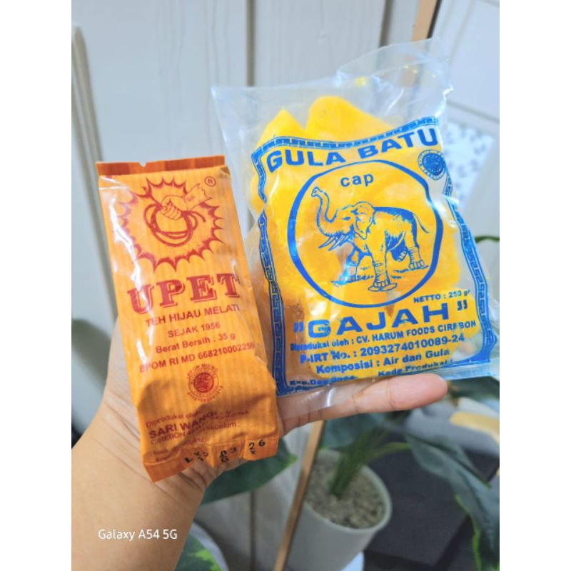 

Paket Hemat Gula Batu + Teh Upet