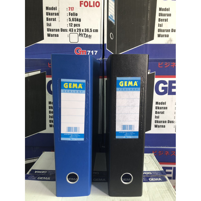 

ORDNER GEMA FOLIO F4 ( 1 Dus isi 12 pcs ) MERK GEMA
