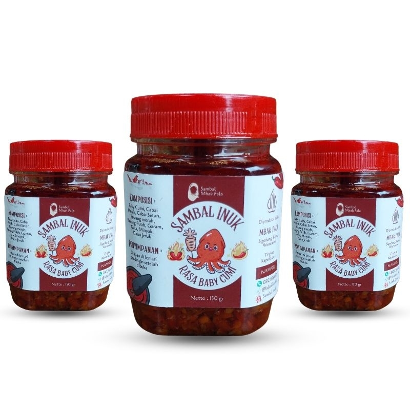 

Sambal Inuk Sambal Baby Cumi Pedas Paket Special Ramadhan