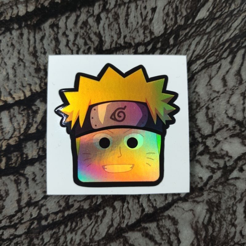 

Stiker Hologram Naruto Square