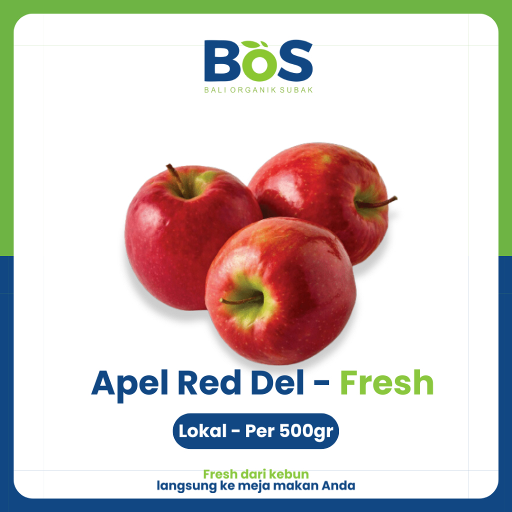 

Buah Apel Redl Del 500gr - Bos Fresh