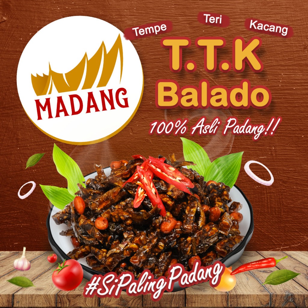 

Tempe Teri Kacang Balado Padang / Tempe Orek 160gr - PEDAS