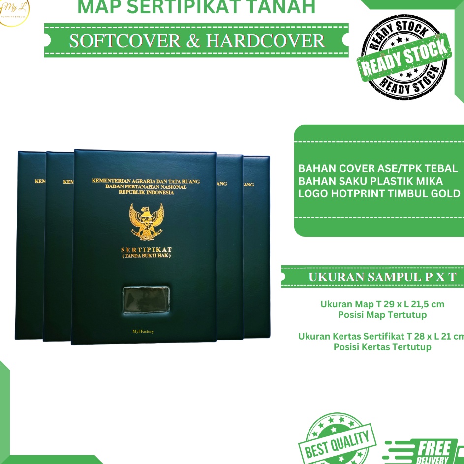 

Cuci Gudang MyL SAMPUL MAP SERTIPIKAT TANAH BPN COVER SERTIFIKAT TANAH SERTIPIKAT RUMAH