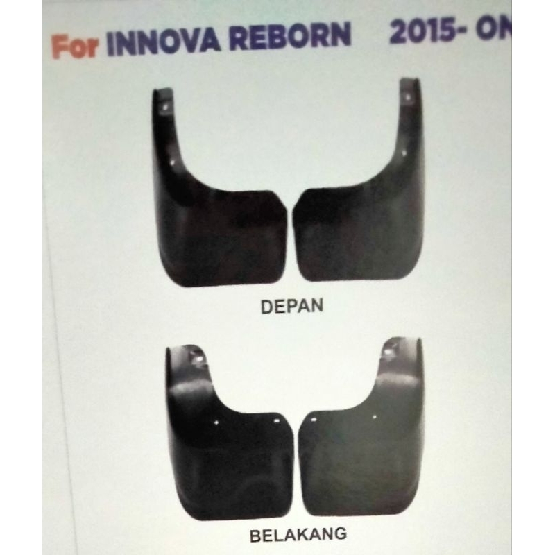 KARPET RODA INOVA REBORN/KARPET LUMPUR INOVA REBORN/MUD GUARD INOVA REBORN