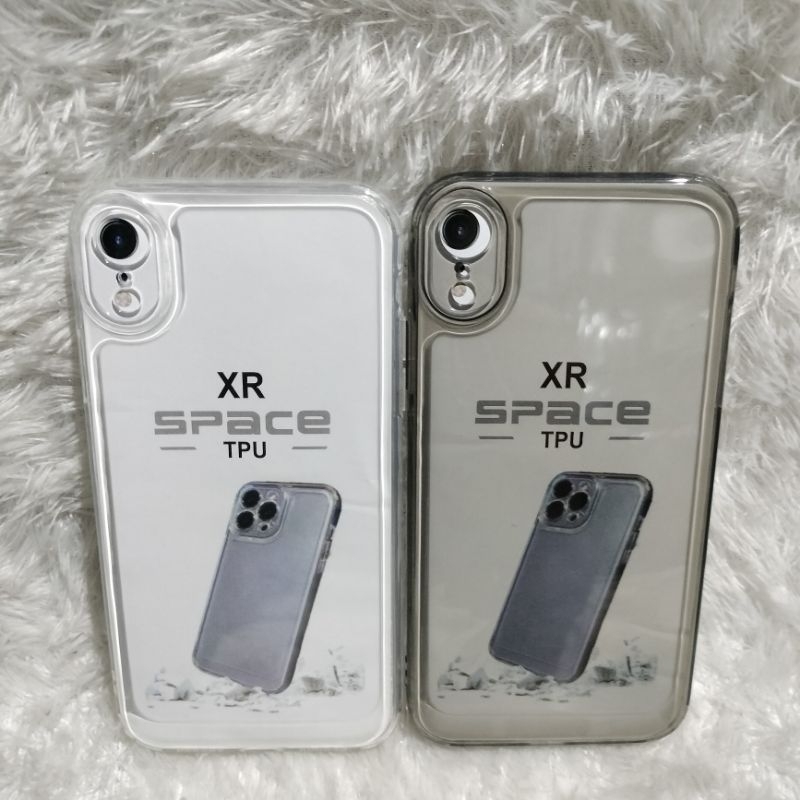 Softcase Casing  iPhone XR Selikon Bening Trasparan Pelindung belakang HP+Camera
