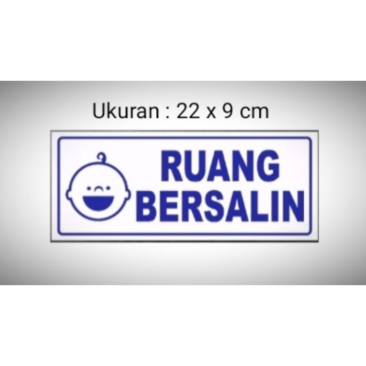

Kejar Harga Sign Ruang Bersalin Sign label Acrylic Sign Board Akrilik