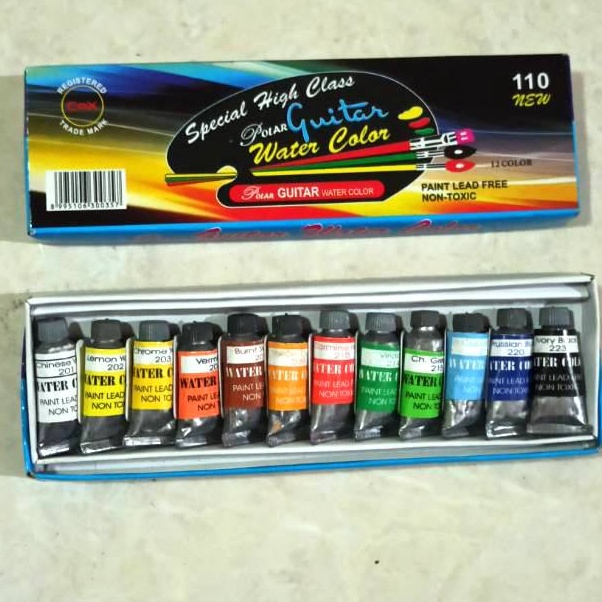 

Baru Berkualitas Cat air guitar no11