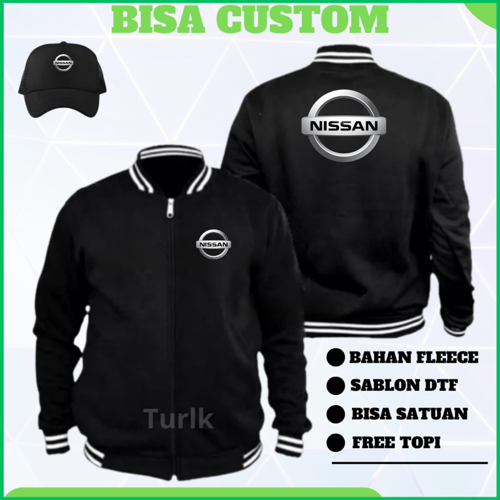 Jaket Nissan Varsity Custom Jaket Nissan Keren