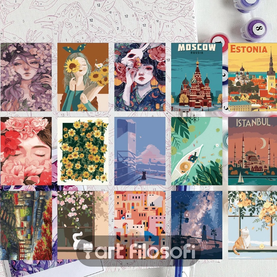 

Free Shipment Paint By Number 2x3cm DIY Kit