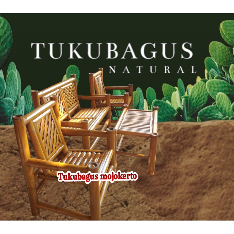kursi bambu set mojokerto 2024