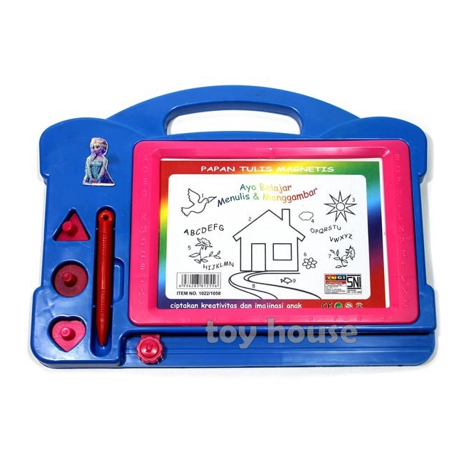 

Ready Bermanfaat Mainan Edukasi Papan Tulis Magnet YUGI 122 Magnetic Drawing