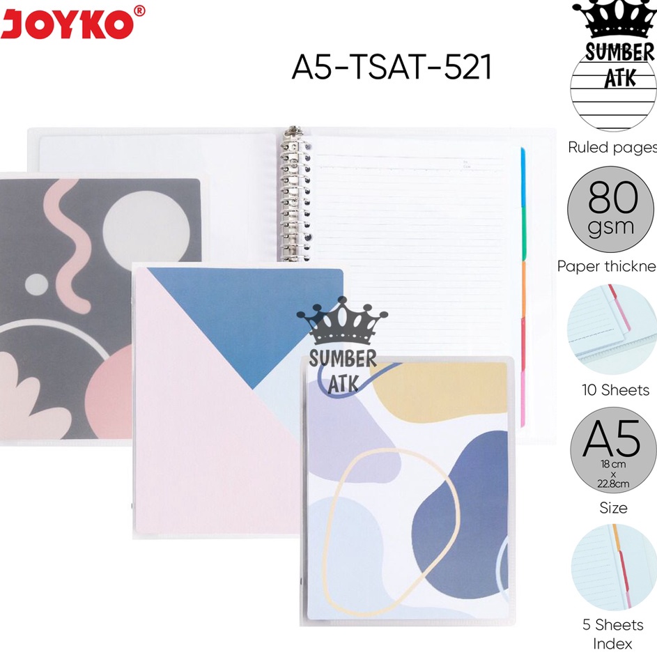 

Binder Note Joyko A5TSAT521 Binder A5 JOYKO