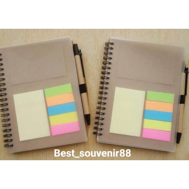 

Terbatas Note Book Recycle Notes Buku Tulis Buku Catatan Memo Pos it Pulpen