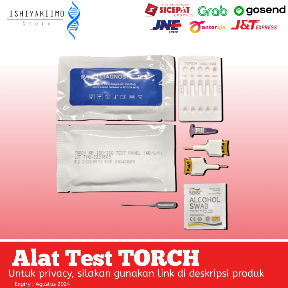 Recomended TORCH Test Toxoplasma Rubella Cytomegalo CMV Herpes HSV