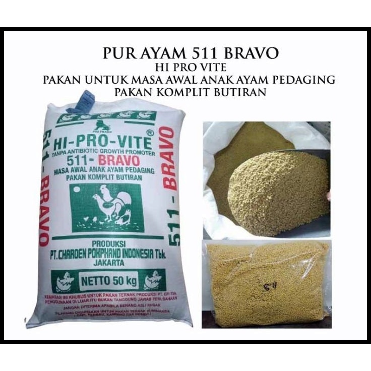 PAKAN PUR AYAM burung bebek pedaging bangkok adu BRAVO BR 511 512 594 GARDA GD-21 REPACK 1 KG