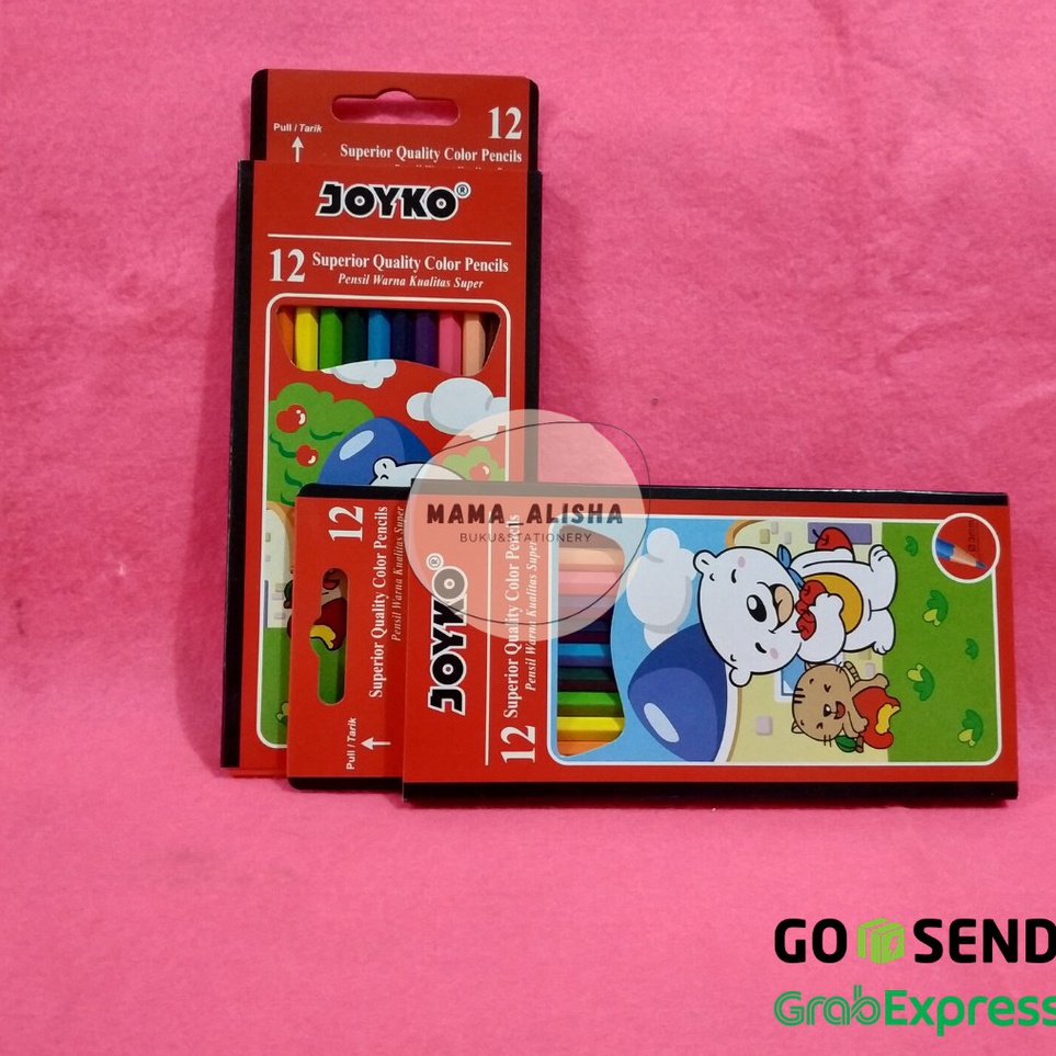 

Diskon Ekonomis Pensil Warna color pencil joyko 12 warna Panjang