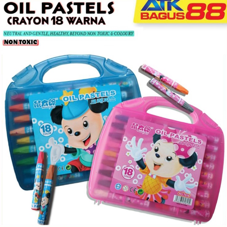 

Paket Diskon Crayon Model Tas 18 Warna Crayon MewarnaiOil Paste MurahKerayonKrayon Murah