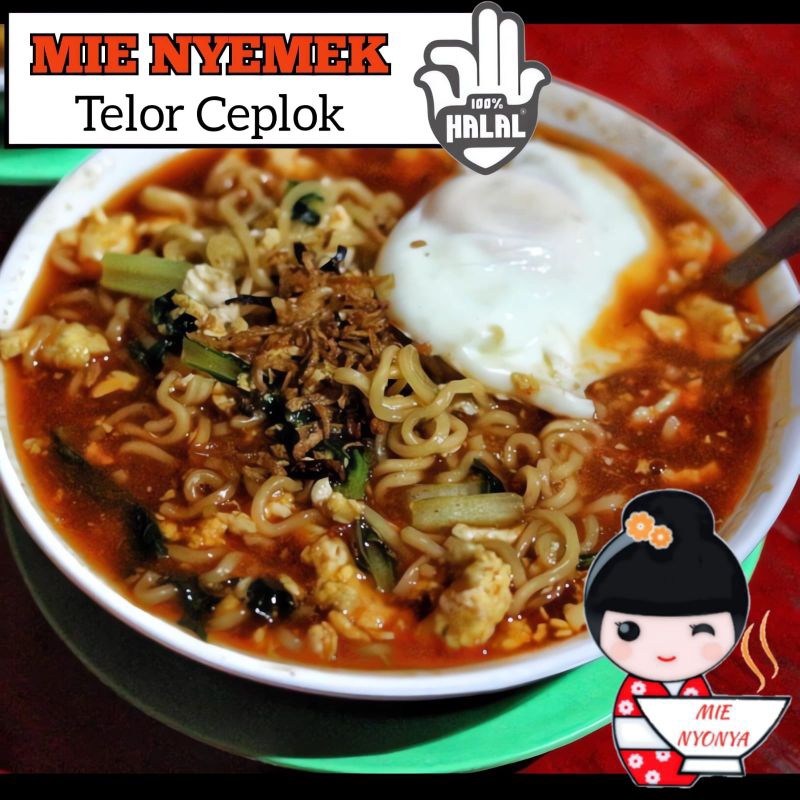 

Mie Nyemek Telor Ceplok