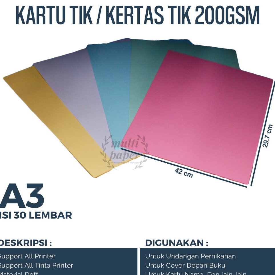 

Kes TIK A3 isi 3 lembar Karton TIK A3