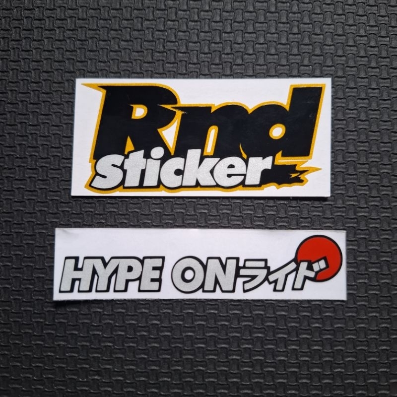

Sticker Visor helm HYPE ON JEPANG Cutting