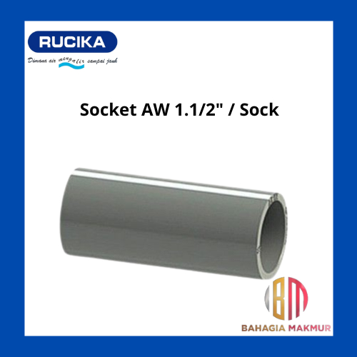RUCIKA Socket AW Sok sambungan lurus 1 1/2"